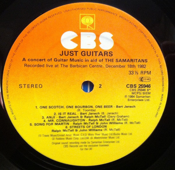 Various : Just Guitars (LP, Album)