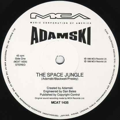 Adamski : The Space Jungle (12", Single)