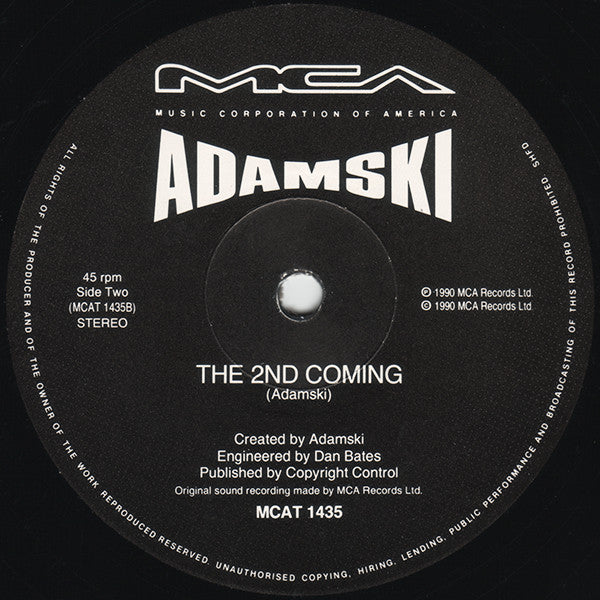 Adamski : The Space Jungle (12", Single)