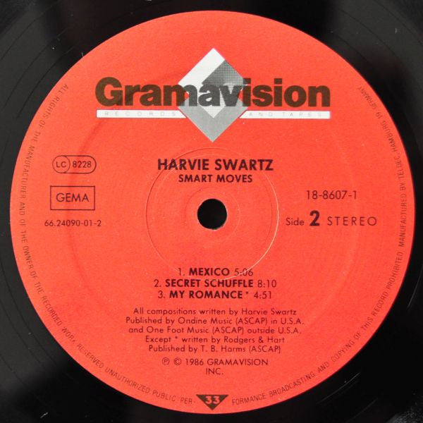 Harvie Swartz : Smart Moves (LP, Album)