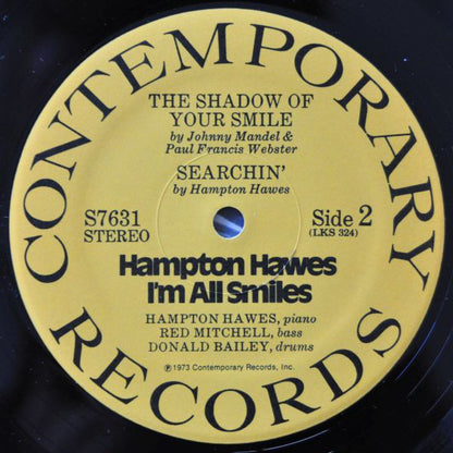 Hampton Hawes : I'm All Smiles (LP, Album)