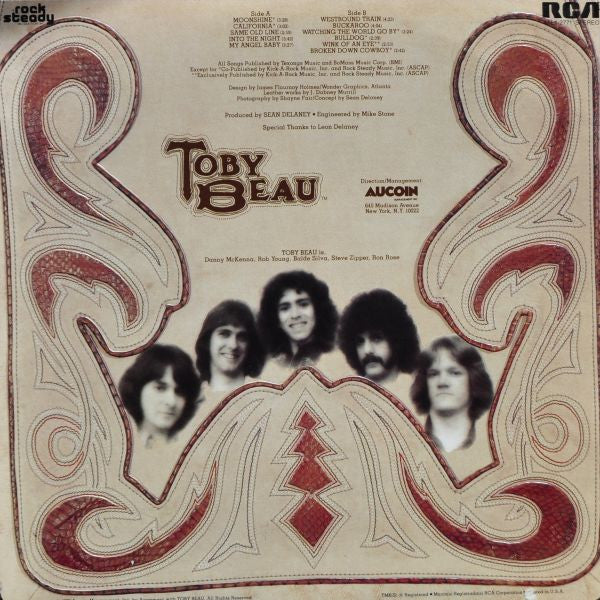 Toby Beau : Toby Beau (LP, Album, Emb)