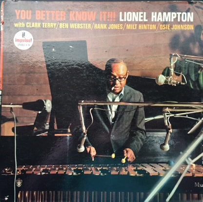 Lionel Hampton : You Better Know It!!! (LP, Album, RE, Gat)