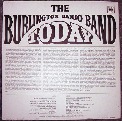 The Burlington Banjo Band : Today (LP, Album, Mono)