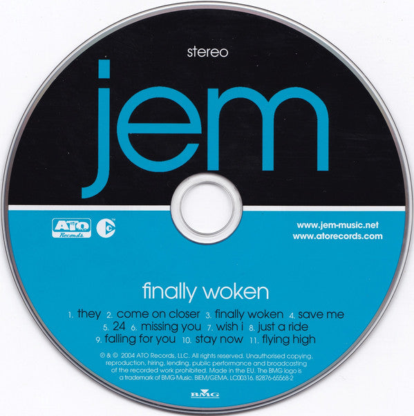 Jem : Finally Woken (CD, Album, Copy Prot.)