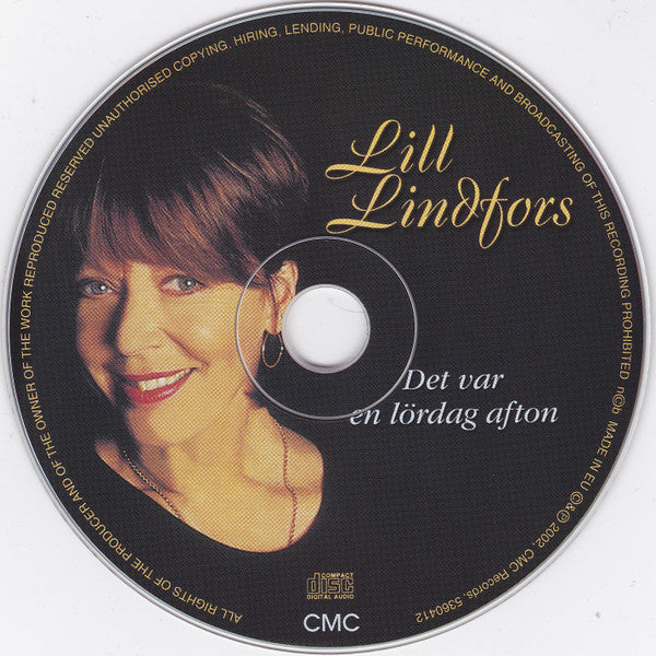 Lill Lindfors : Det Var En Lördag Afton (CD, Album)