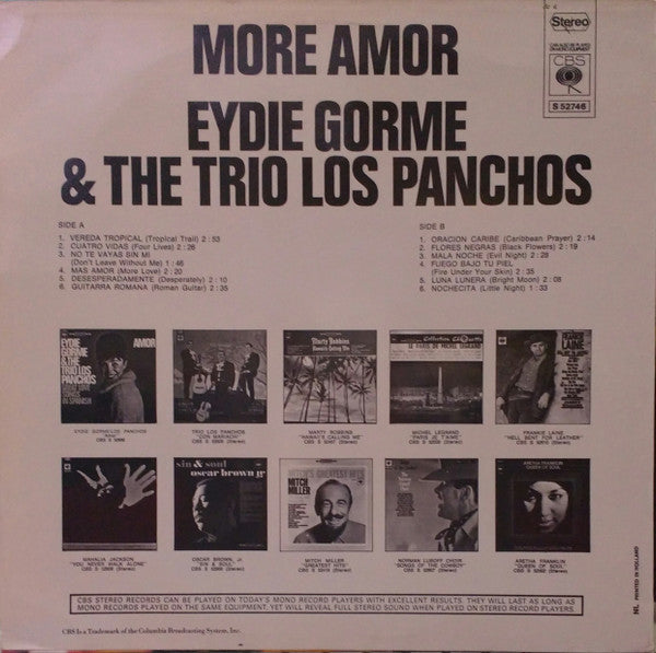 Eydie Gormé, Trio Los Panchos : More Amor (LP, Album)