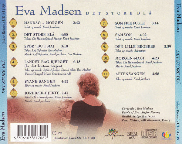 Eva Madsen : Det Store Blå (CD, Album)