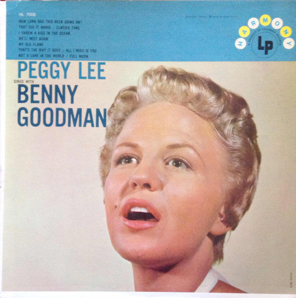 Peggy Lee Sings With Benny Goodman : Peggy Lee Sings With Benny Goodman (LP, Comp, RP)