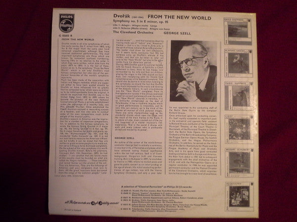 Antonín Dvořák, The Cleveland Orchestra, George Szell : From The New World (Symphony No. 5) (10", Album)