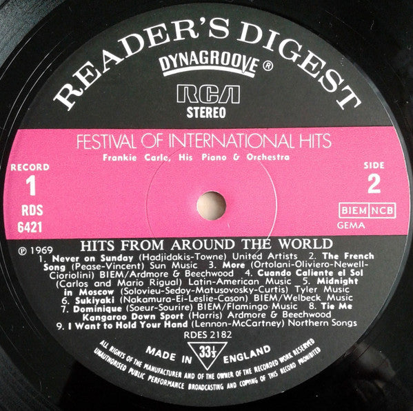 Various : Festival Of International Hits: Hits From Around The World (LP, Comp)