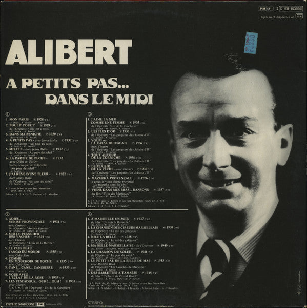 Alibert : A Petits Pas... Dans Le Midi (2xLP, Comp, RE, Gat)