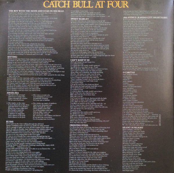 Cat Stevens : Catch Bull At Four (LP, Album, RE, Gat)