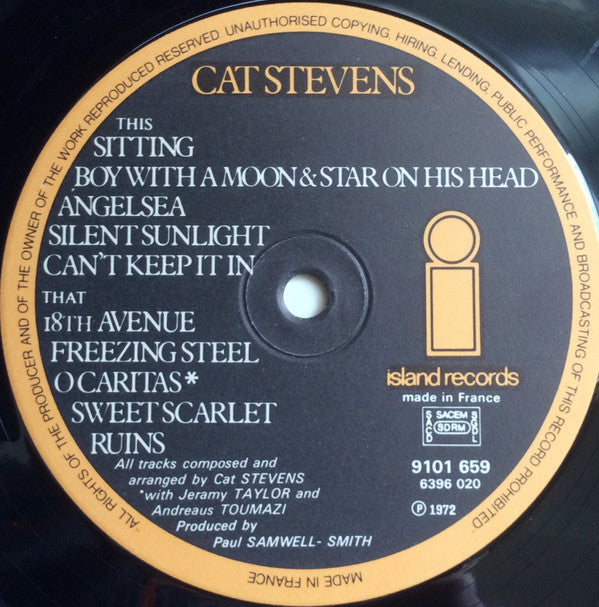 Cat Stevens : Catch Bull At Four (LP, Album, RE, Gat)