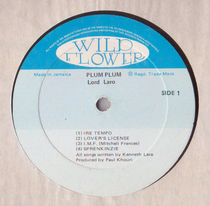 Lord Laro : Plum Plum (LP, Album)