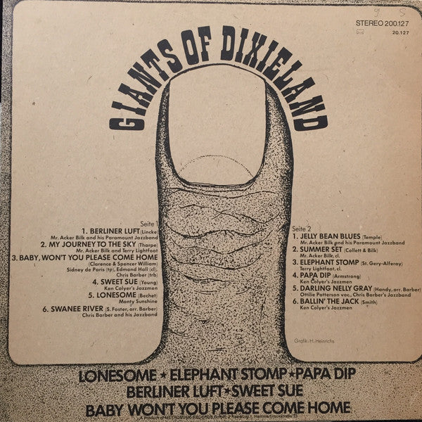 Various : Giants of Dixieland (LP, Comp)