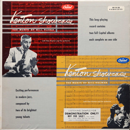 Stan Kenton And His Orchestra : Kenton Showcase - The Music Of Bill Russo - The Music Of Bill Holman (LP, Album, Comp, Mono, Scr)