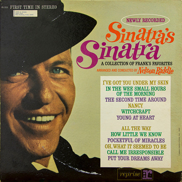 Frank Sinatra : Sinatra's Sinatra (LP, Album, Gat)