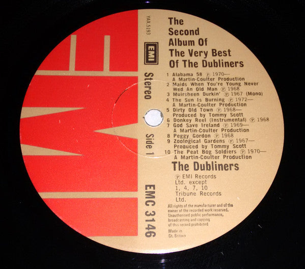 The Dubliners : The Second Album Of The Very Best Of The Dubliners  (20 Fabulous Tracks) (LP, Comp)