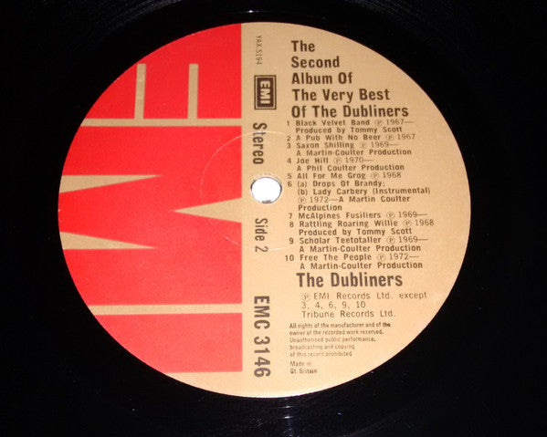 The Dubliners : The Second Album Of The Very Best Of The Dubliners  (20 Fabulous Tracks) (LP, Comp)