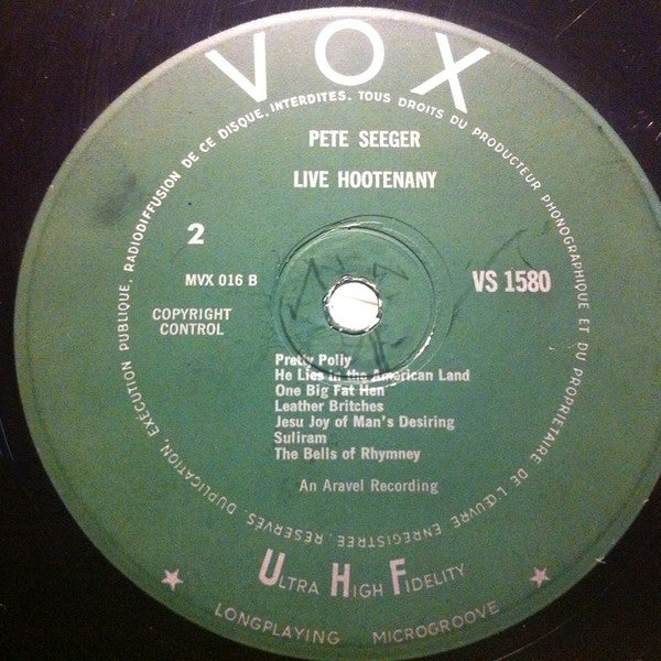 Pete Seeger : Songs Of The USA (LP, Album, RE)