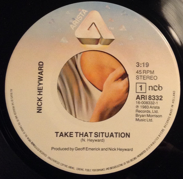 Nick Heyward : Take That Situation (7", Single)