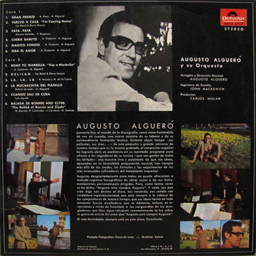 Augusto Algueró Y Su Orquesta : Este Es Mi Sonido (LP, Album)