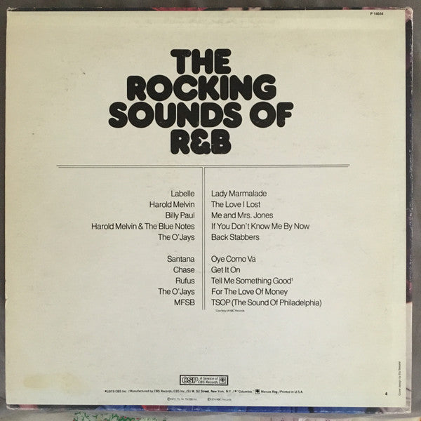 Various : The Rocking Sounds Of R&B (Vol.II) (LP, Comp)