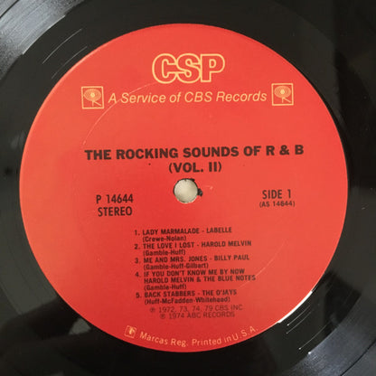 Various : The Rocking Sounds Of R&B (Vol.II) (LP, Comp)