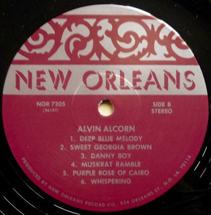 Alvin Alcorn's Jazz Band : Alvin Alcorn And His New Orleans Jazz Band (LP)