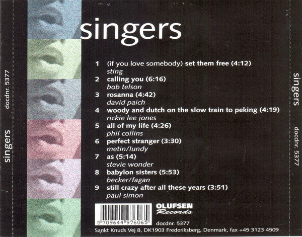 Singers (3) : Singers (CD, Album)