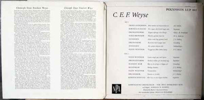 Various : C. E. F. Weyse  (10")