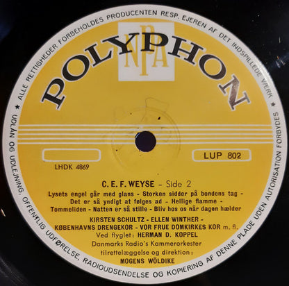 Various : C. E. F. Weyse  (10")