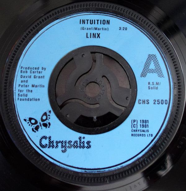 Linx : Intuition (7", Single, Lar)