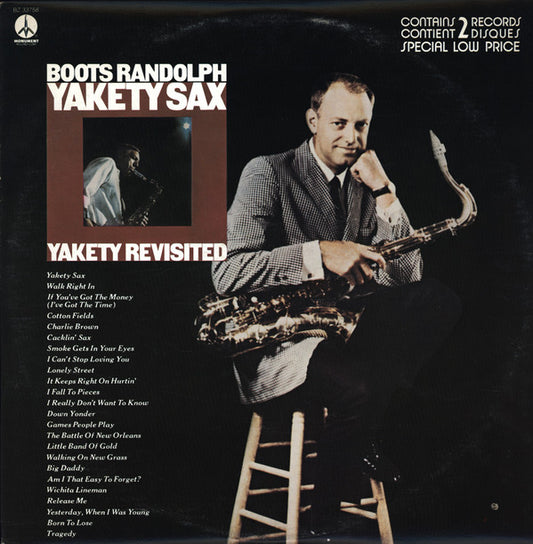 Boots Randolph : Yakety Sax/Yakety Revisited  (2xLP, Comp)