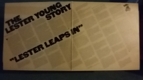 Lester Young : The Lester Young Story Vol.4 "Lester Leaps In" (2xLP, Comp, Mono)