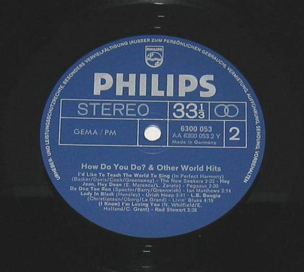 Various : How Do You Do & Other World Hits (LP, Album, Comp)