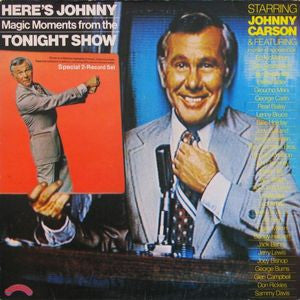 Johnny Carson : Here's Johnny.... Magic Moments From The Tonight Show (2xLP, Album)