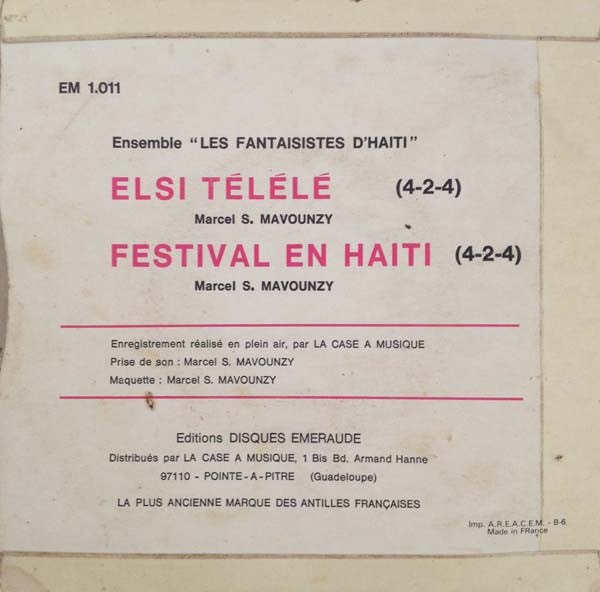 Les Fantaisistes De Carrefour : Festival En Haiti (7", Single)