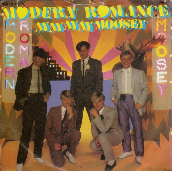 Modern Romance : Ay Ay Ay Ay Moosey (7", Single, Lar)