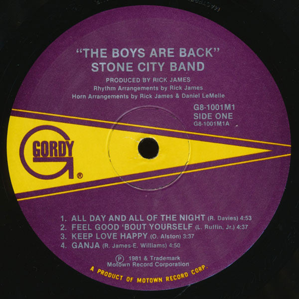 Stone City Band : The Boys Are Back (LP, Album)