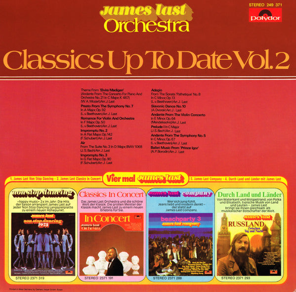 Orchester James Last : Classics Up To Date Vol. 2 (LP, Album)