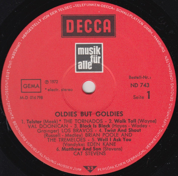 Various : Oldies But Goldies (LP, Comp)