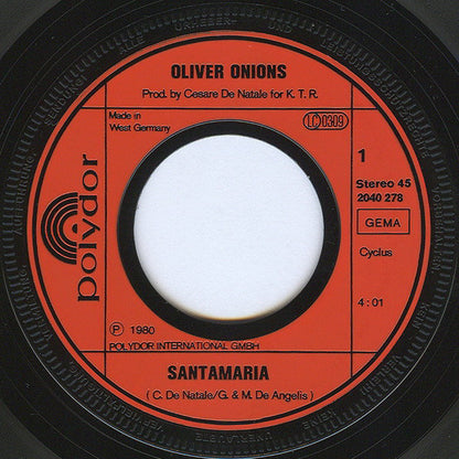 Oliver Onions : Santa Maria (7", Single)