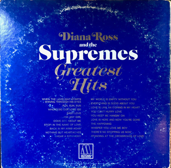 The Supremes : Greatest Hits (2xLP, Comp)