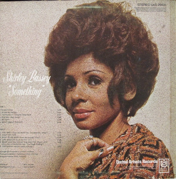 Shirley Bassey : Something (LP, Album, RP)