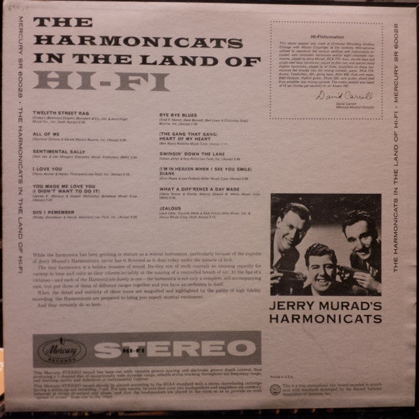 Jerry Murad's Harmonicats : In The Land Of Hi-fi (LP, Album)