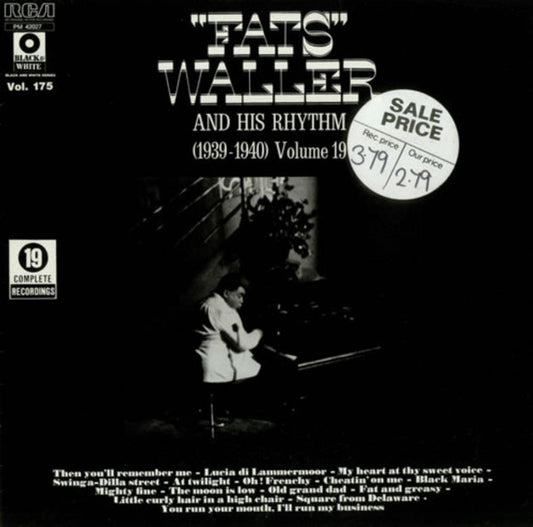 Fats Waller & His Rhythm : Complete Recordings Volume 19 (1939-1940) (LP, Comp)