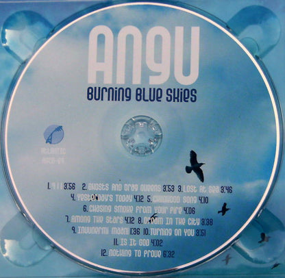 Angu : Burning Blue Skies (CD, Album, Dig)