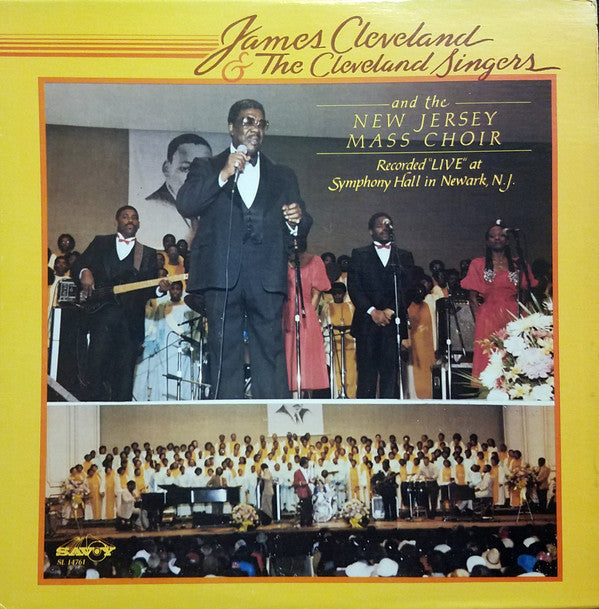 Rev. James Cleveland & The Cleveland Singers And The New Jersey Mass Choir : Recorded Live At Symphony Hall In Newark, N.J. (LP, Album)